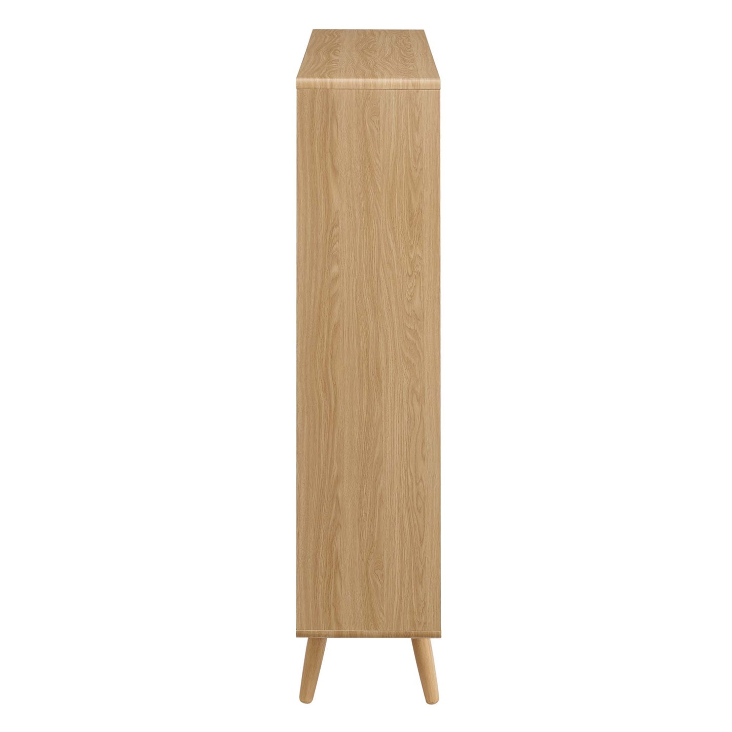 Transmit 7 Shelf Wood Grain Bookcase