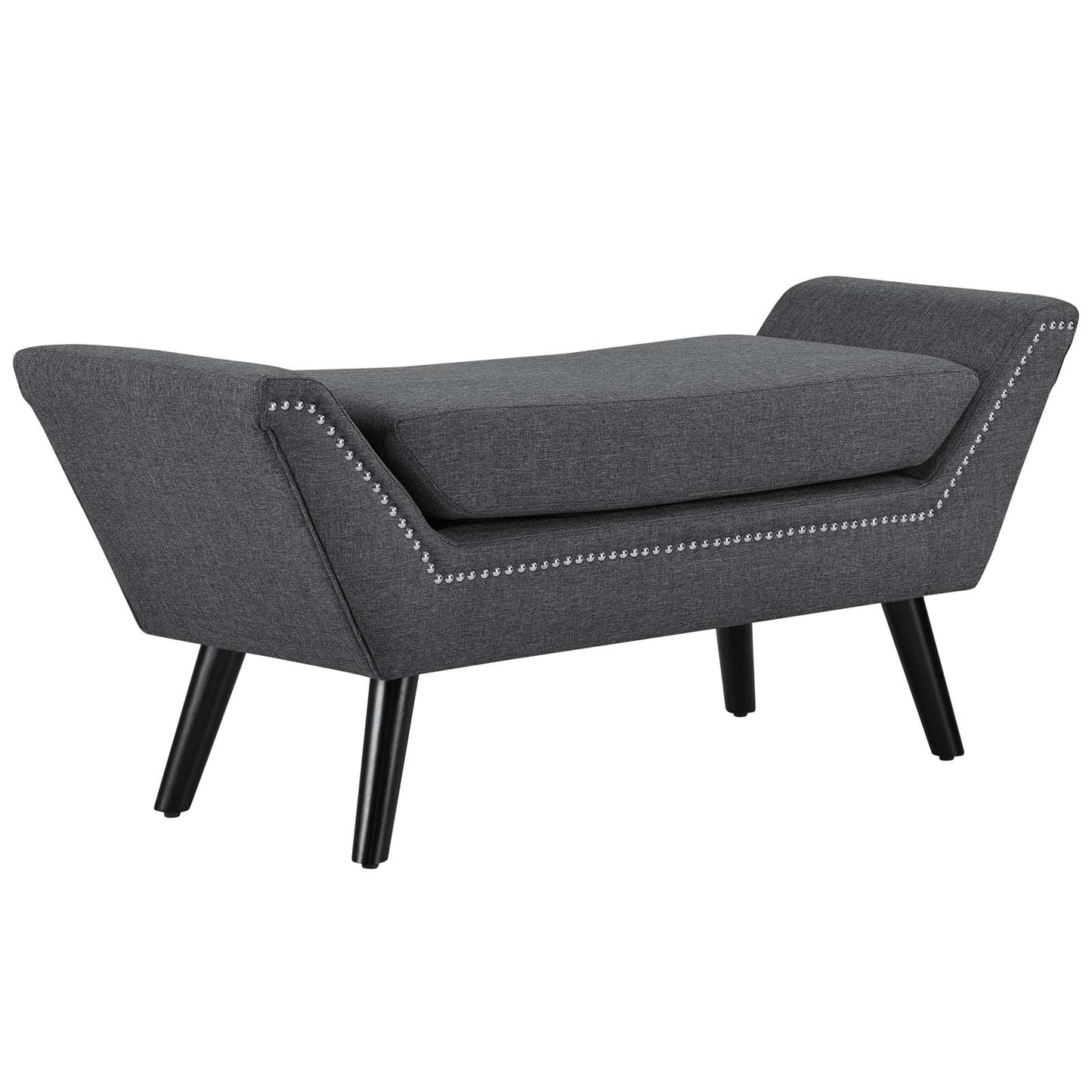 Banc en tissu rembourré Gambol par Modway