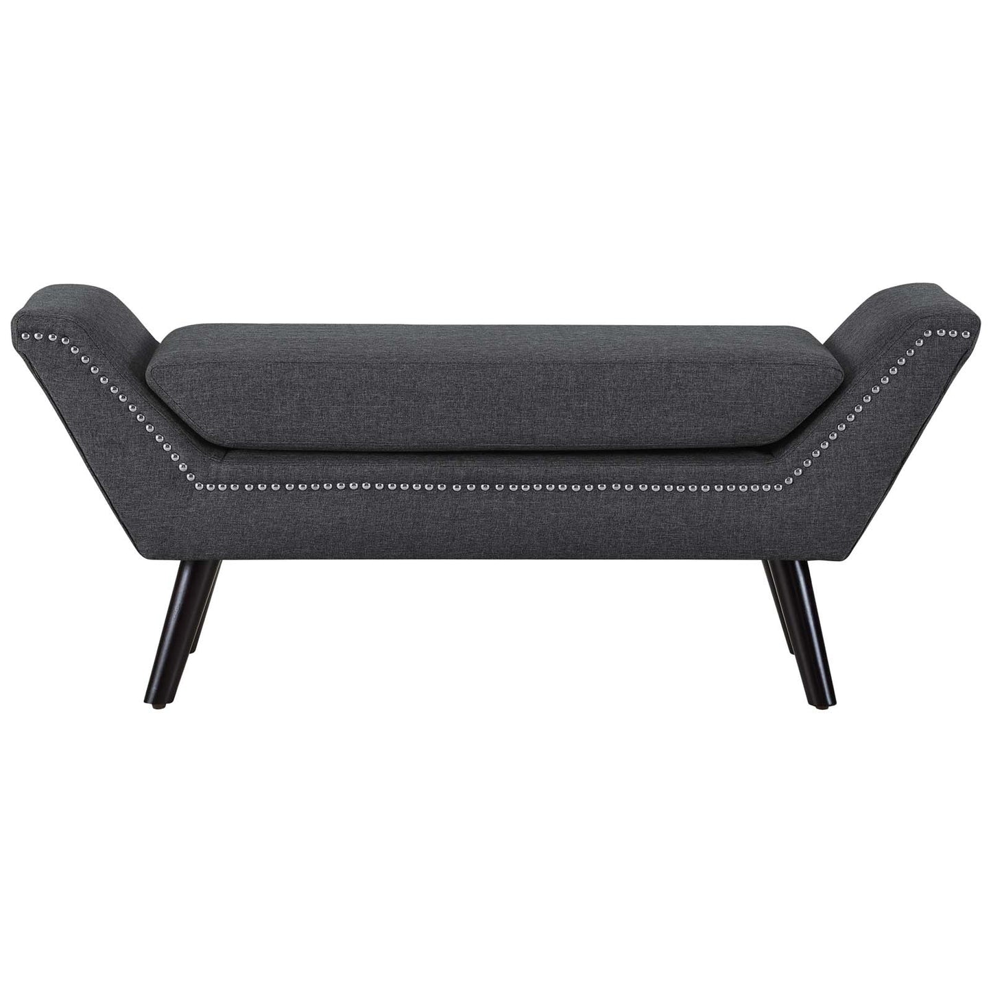 Banc en tissu rembourré Gambol par Modway