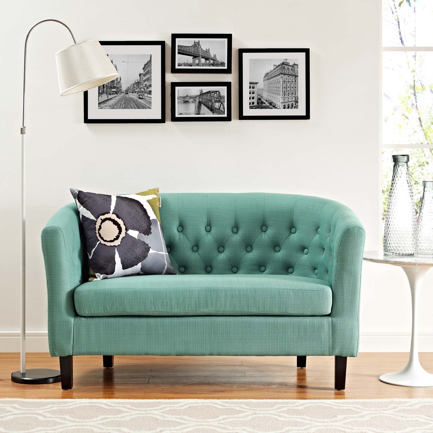 Prospect Upholstered Fabric Loveseat