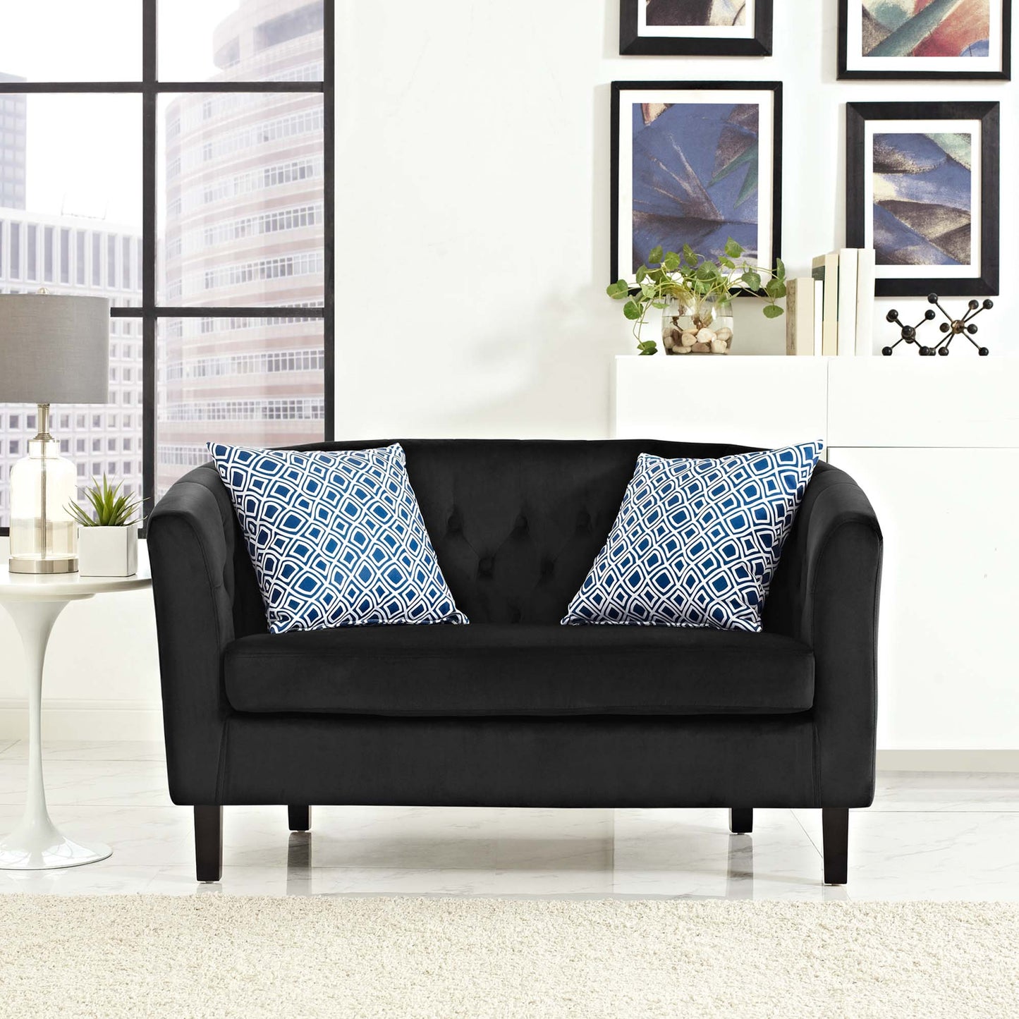 Prospect Performance Velvet Loveseat