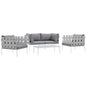 Harmony 5Piece Outdoor Patio Aluminum Sectional Sofa Set