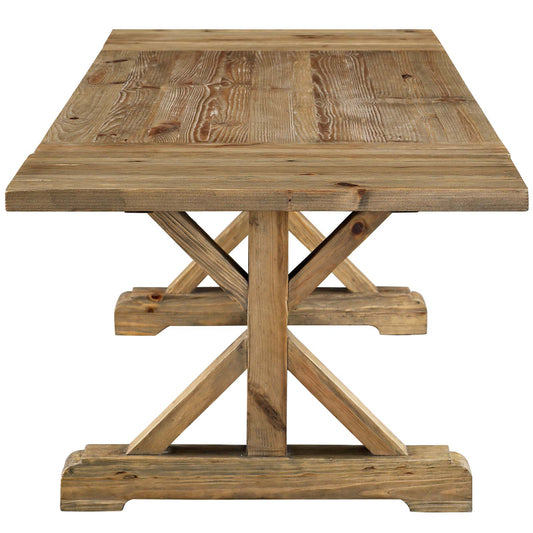 Table à manger extensible en bois Den