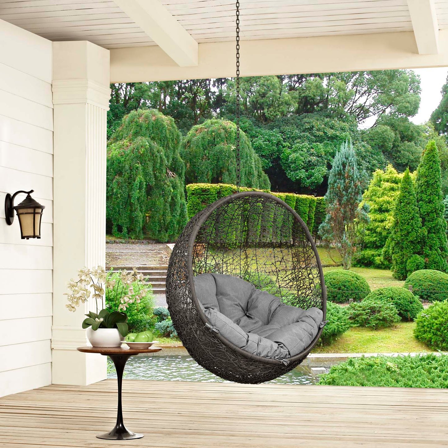 Hide Outdoor Patio Swing Chair Without Stand