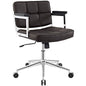 Portray Mid Back Upholstered Vinyl Office Chair