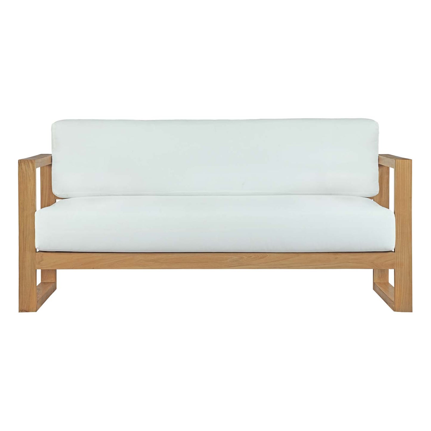 Upland Outdoor Patio Teak Sofa