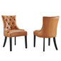 Regent Vinyl Dining Side Chair Set of 2