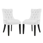 Regent Vinyl Dining Side Chair Set of 2