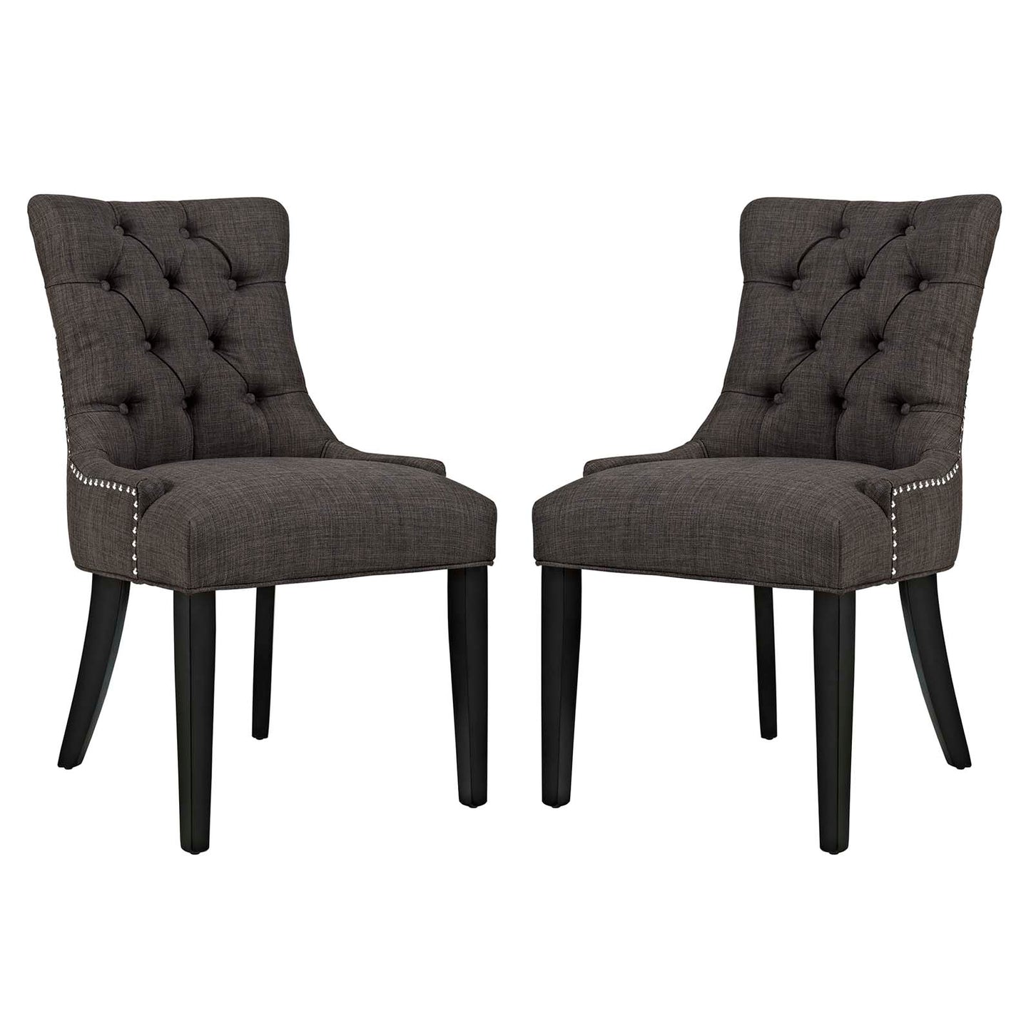 Regent Fabric Dining Side Chair Set of 2