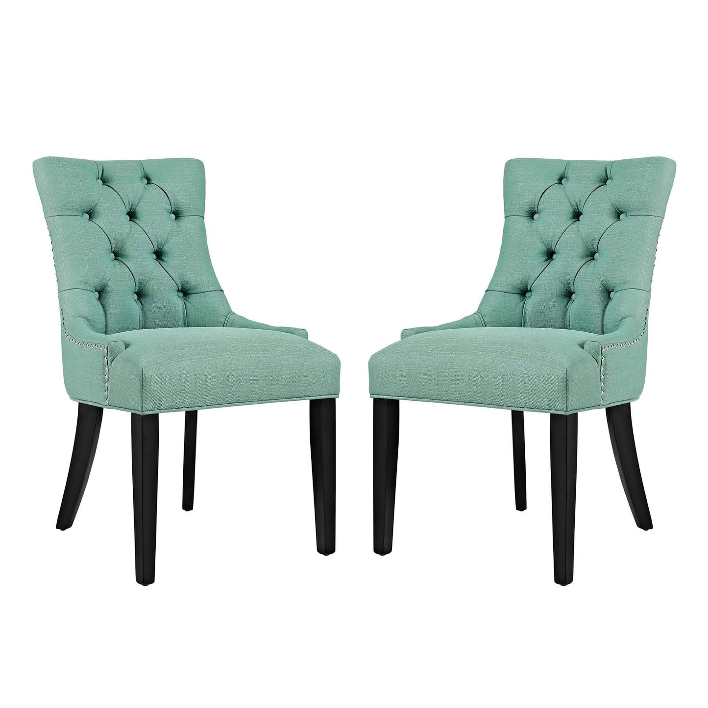 Regent Fabric Dining Side Chair Set of 2