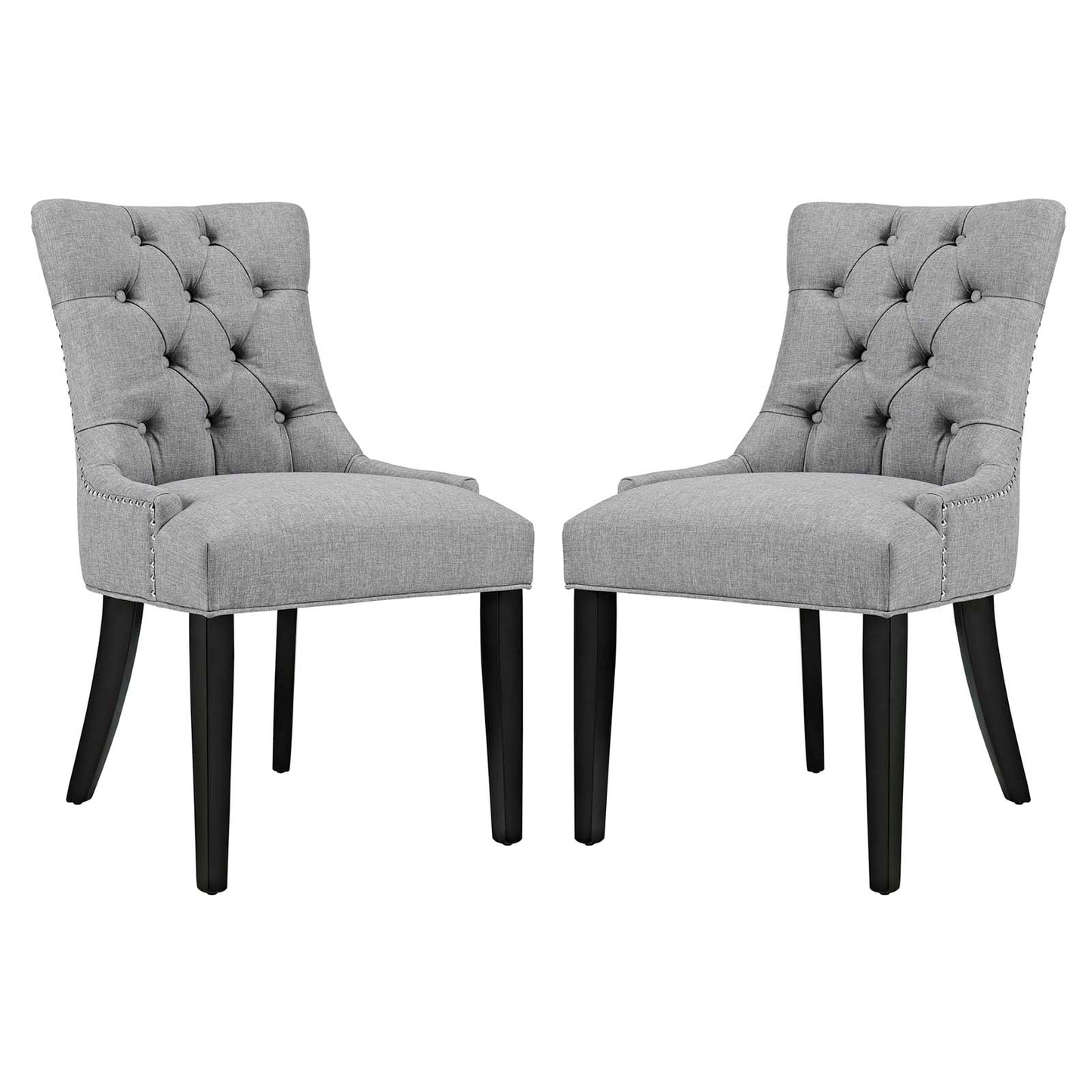 Regent Fabric Dining Side Chair Set of 2