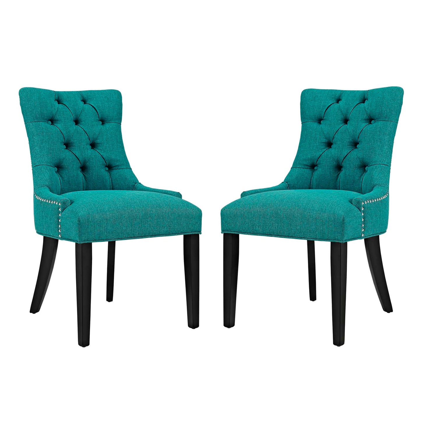 Regent Fabric Dining Side Chair Set of 2