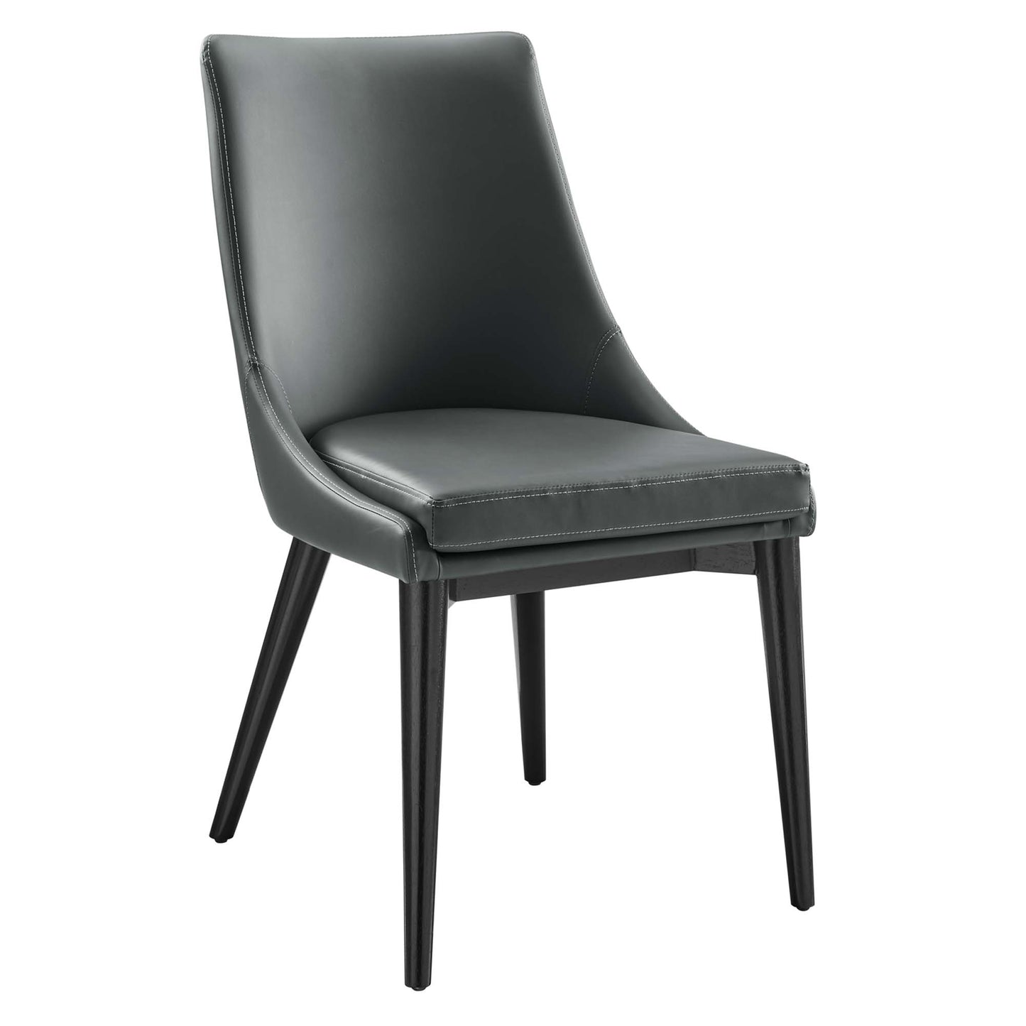 Viscount Vinyl Dining Side Chair Set of 2