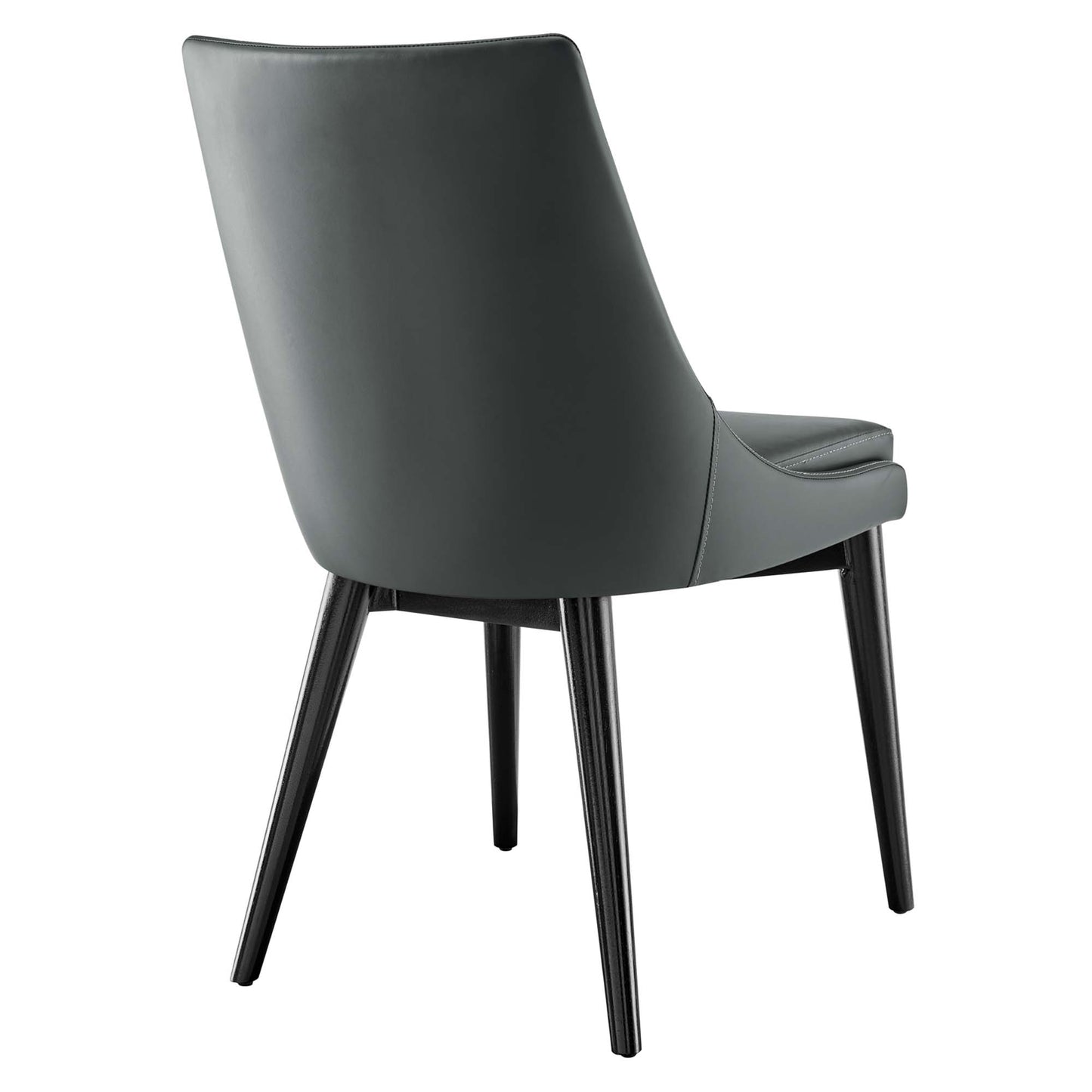 Viscount Vinyl Dining Side Chair Set of 2