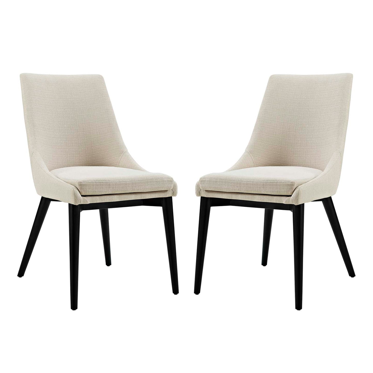 Viscount Fabric Dining Side Chair Set of 2