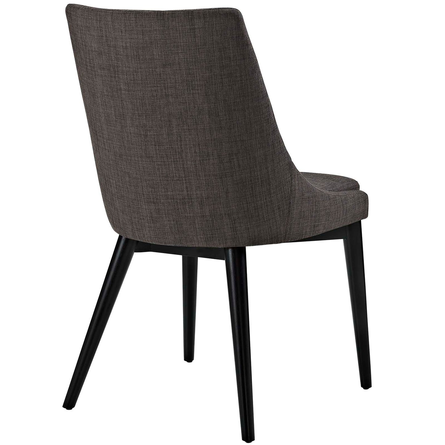 Lot de 2 chaises de salle à manger en tissu Viscount