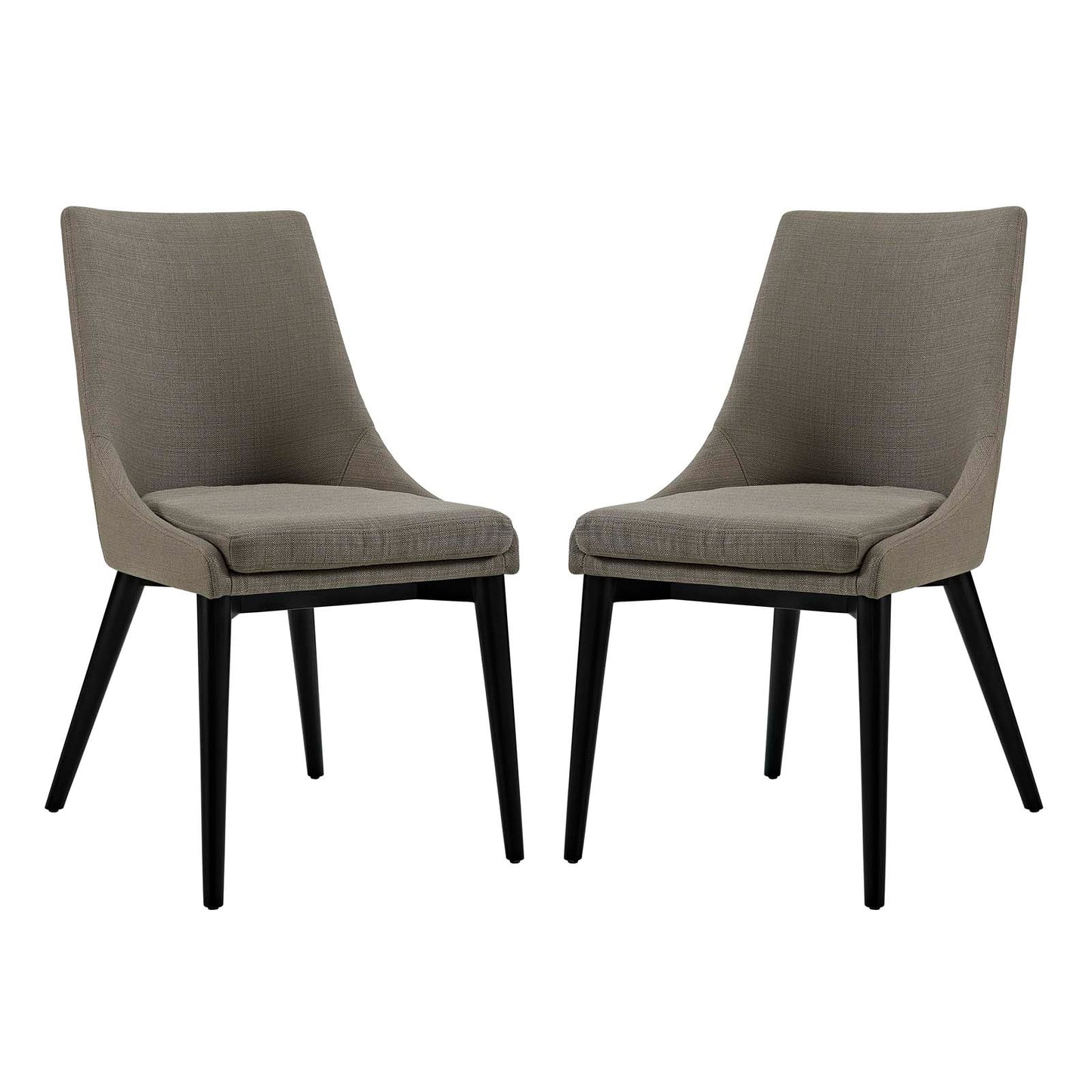 Viscount Fabric Dining Side Chair Set of 2