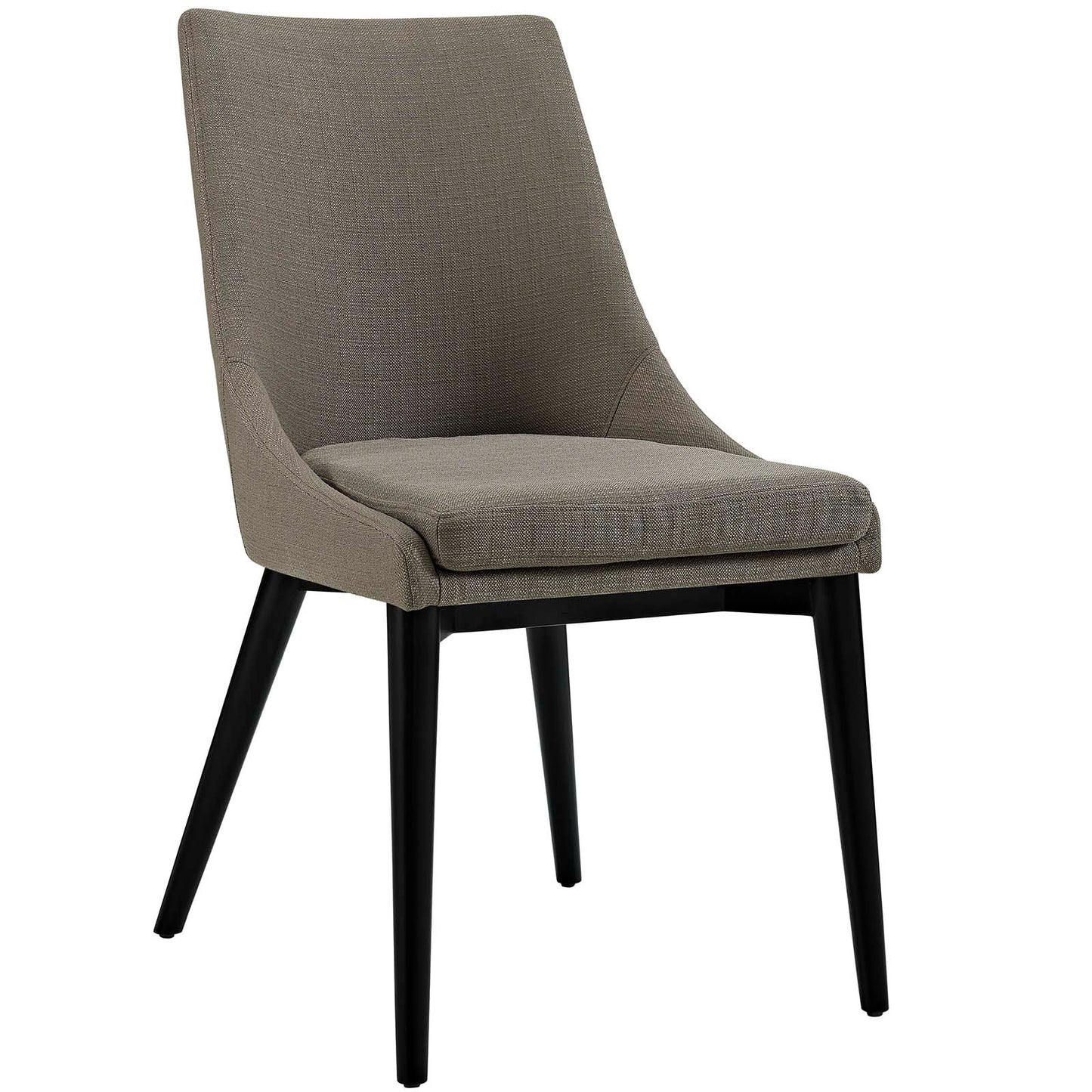 Lot de 2 chaises de salle à manger en tissu Viscount