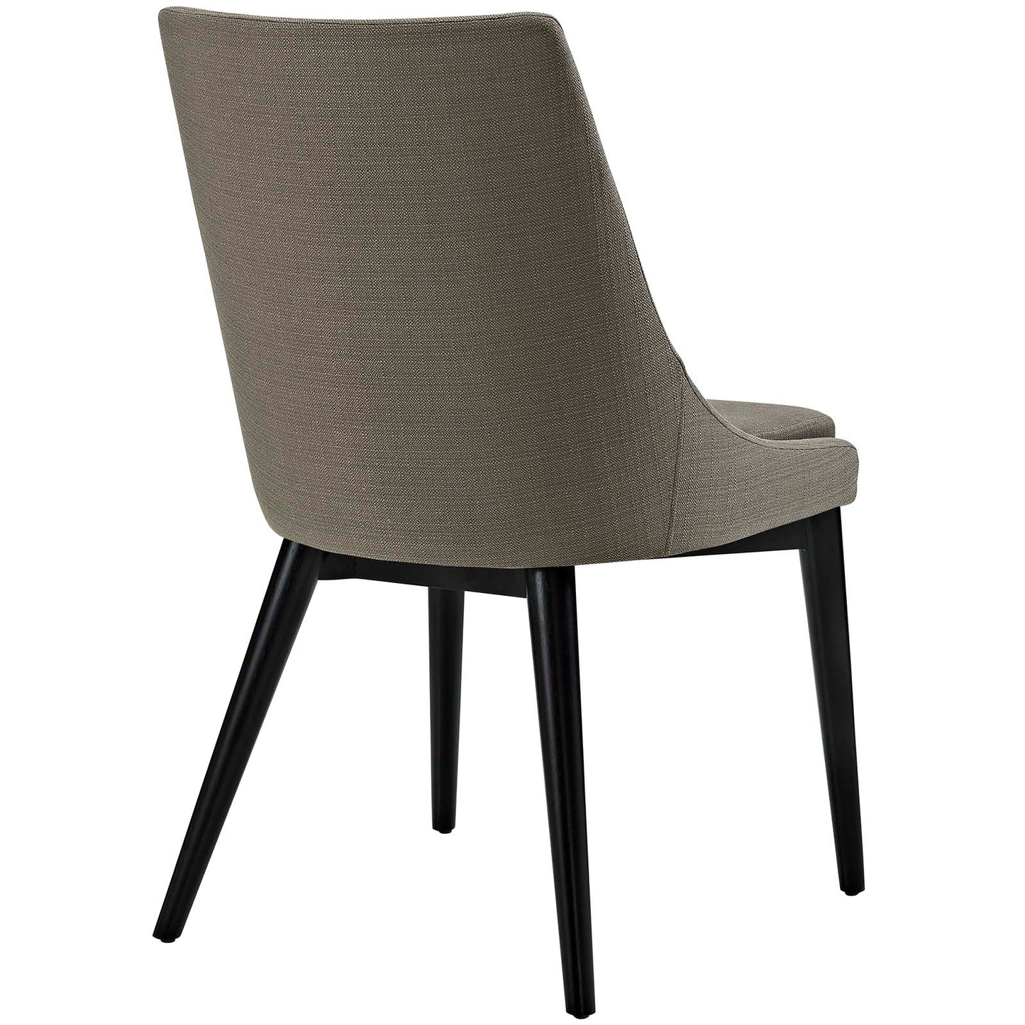 Lot de 2 chaises de salle à manger en tissu Viscount