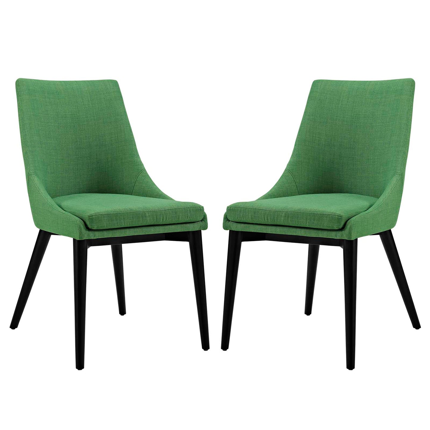 Viscount Fabric Dining Side Chair Set of 2