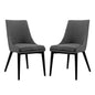 Viscount Fabric Dining Side Chair Set of 2