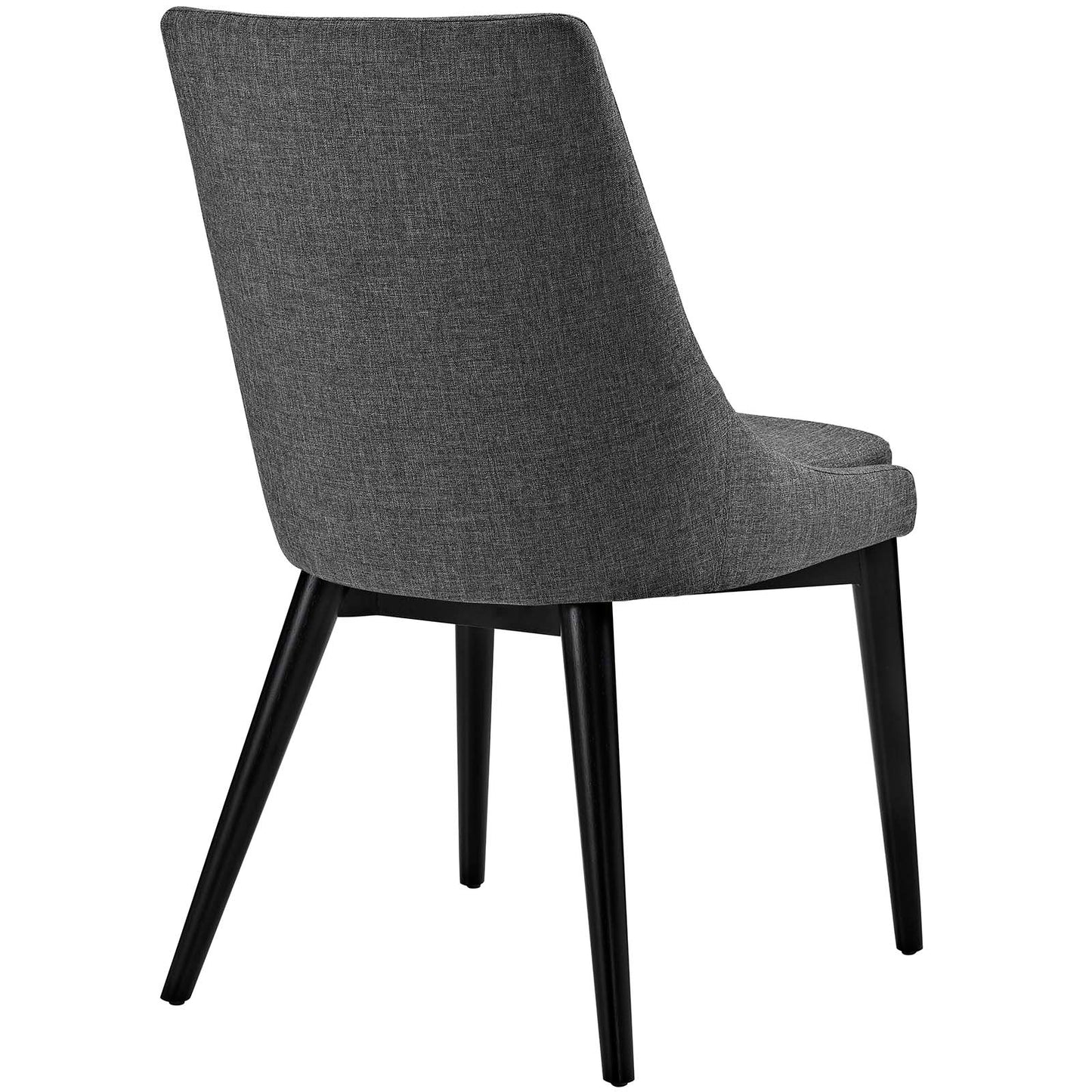 Lot de 2 chaises de salle à manger en tissu Viscount