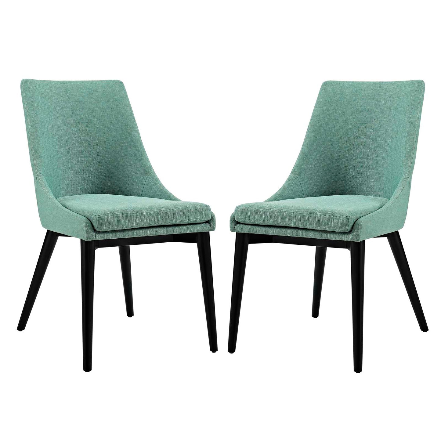 Viscount Fabric Dining Side Chair Set of 2