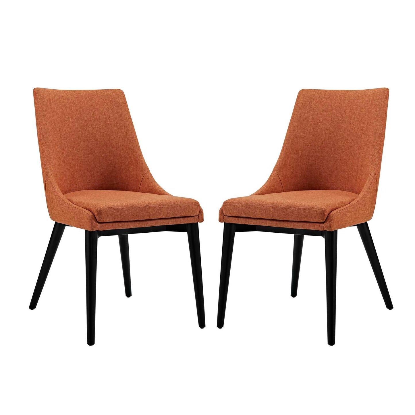 Viscount Fabric Dining Side Chair Set of 2