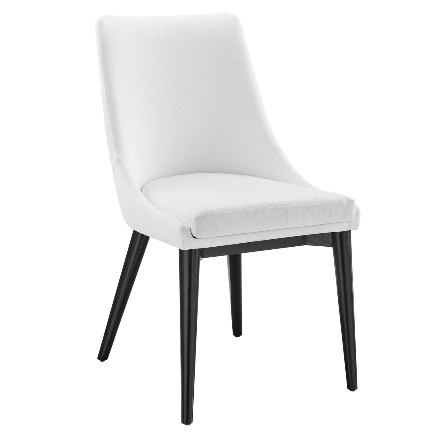 Lot de 2 chaises de salle à manger en tissu Viscount