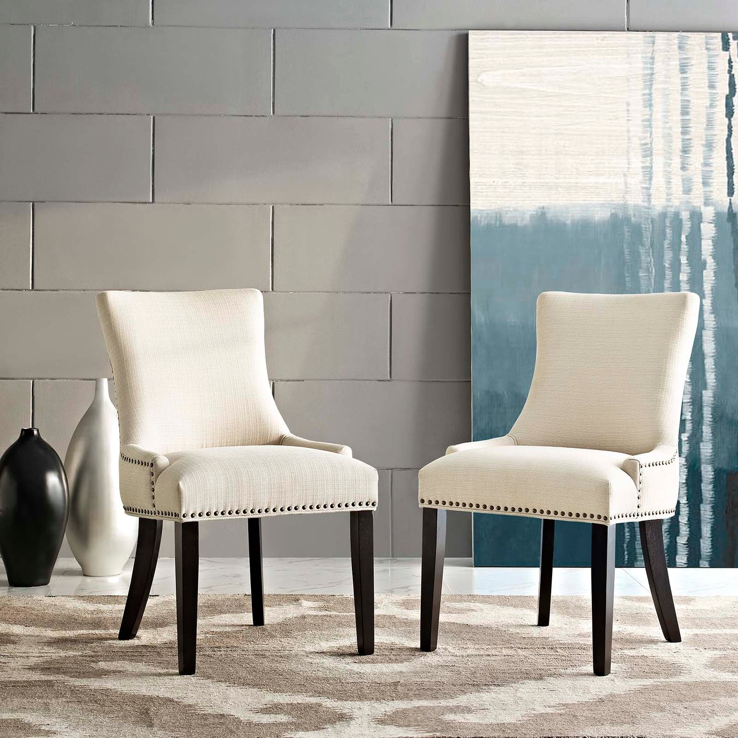 Marquis Fabric Dining Side Chair Set of 2