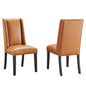 Baron Vinyl Dining Chair Set of 2