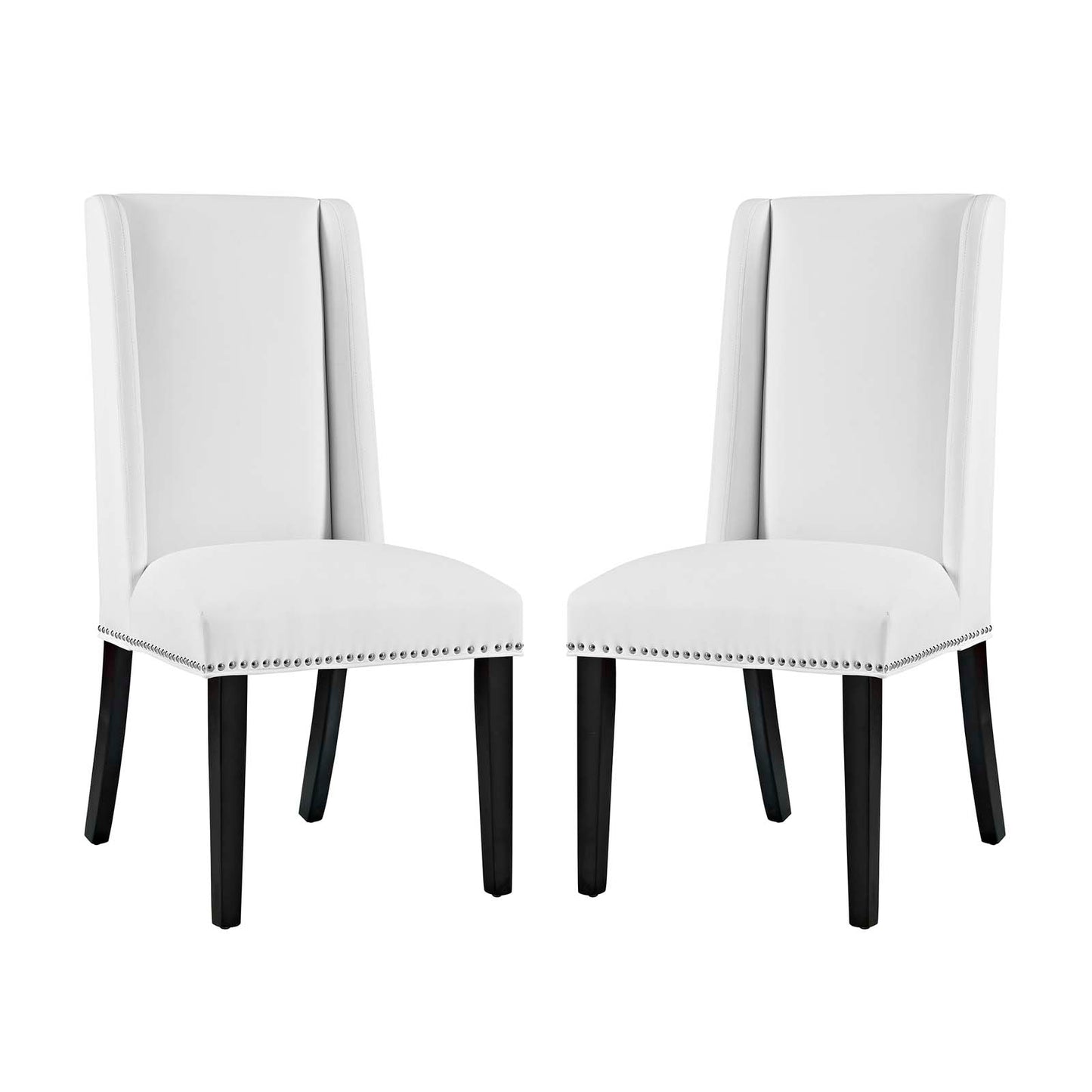 Baron Vinyl Dining Chair Set of 2