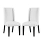 Baron Vinyl Dining Chair Set of 2