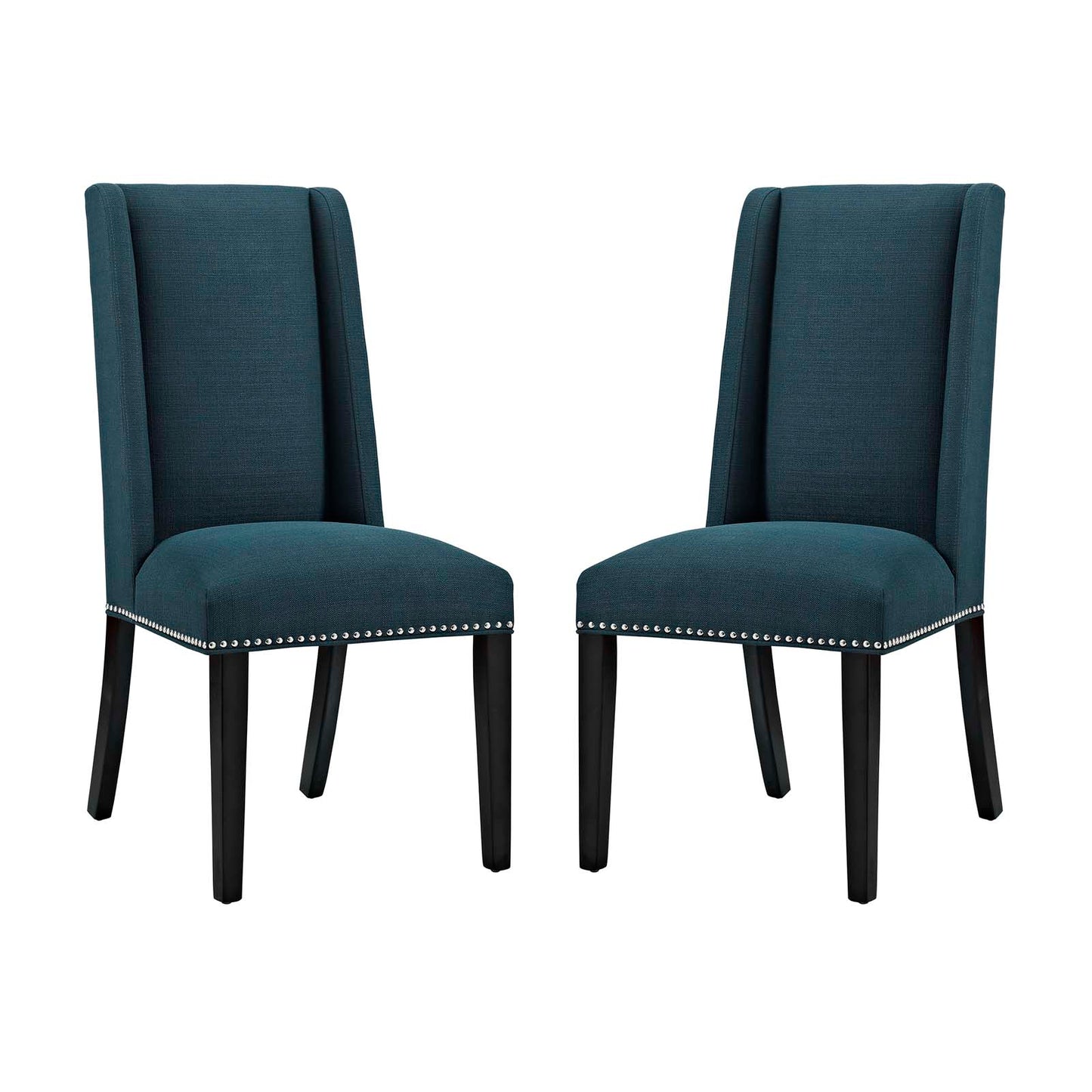 Lot de 2 chaises de salle à manger en tissu Baron par Modway