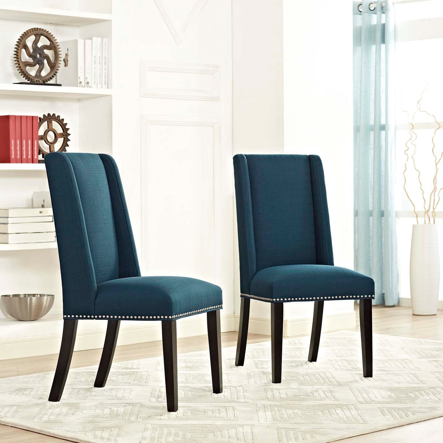 Lot de 2 chaises de salle à manger en tissu Baron par Modway