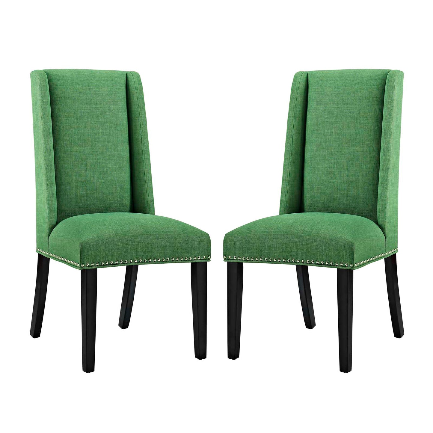 Lot de 2 chaises de salle à manger en tissu Baron par Modway