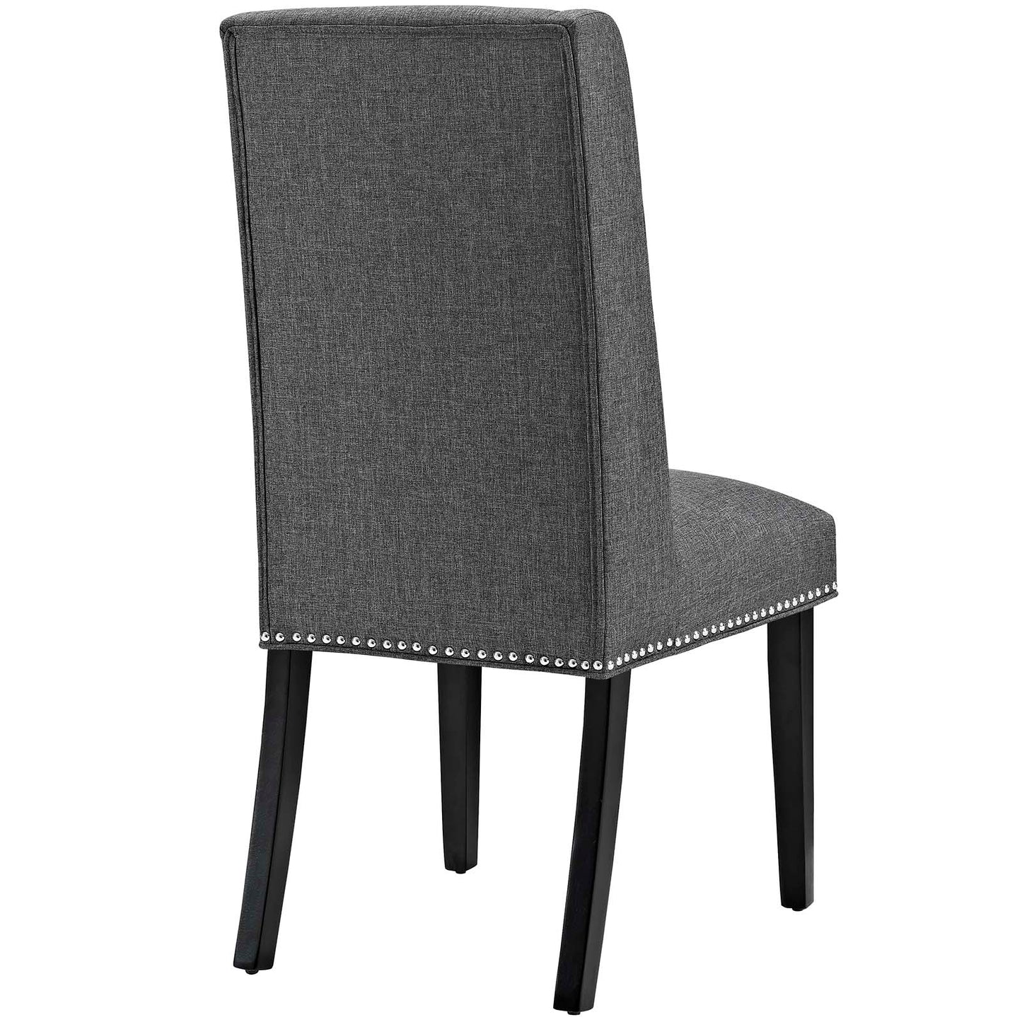 Lot de 2 chaises de salle à manger en tissu Baron