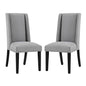 Lot de 2 chaises de salle à manger en tissu Baron par Modway