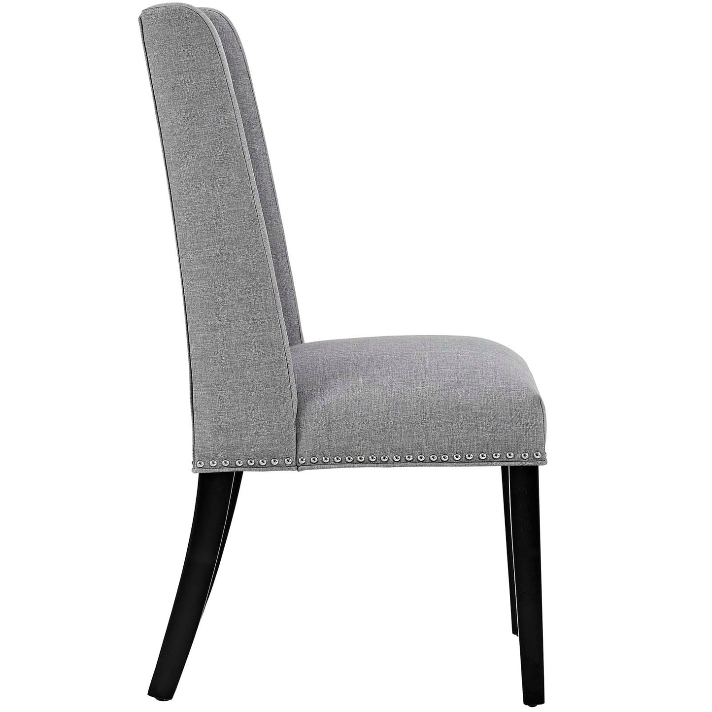 Lot de 2 chaises de salle à manger en tissu Baron