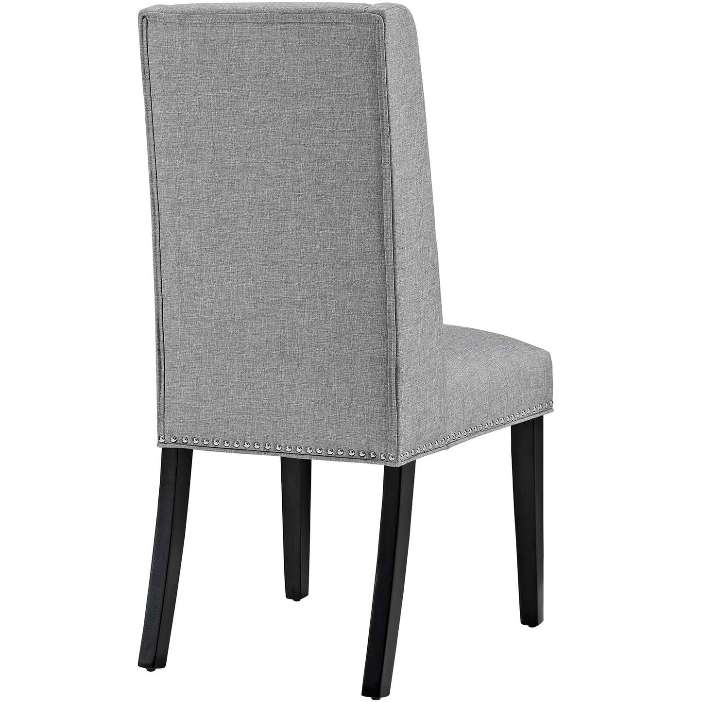 Lot de 2 chaises de salle à manger en tissu Baron