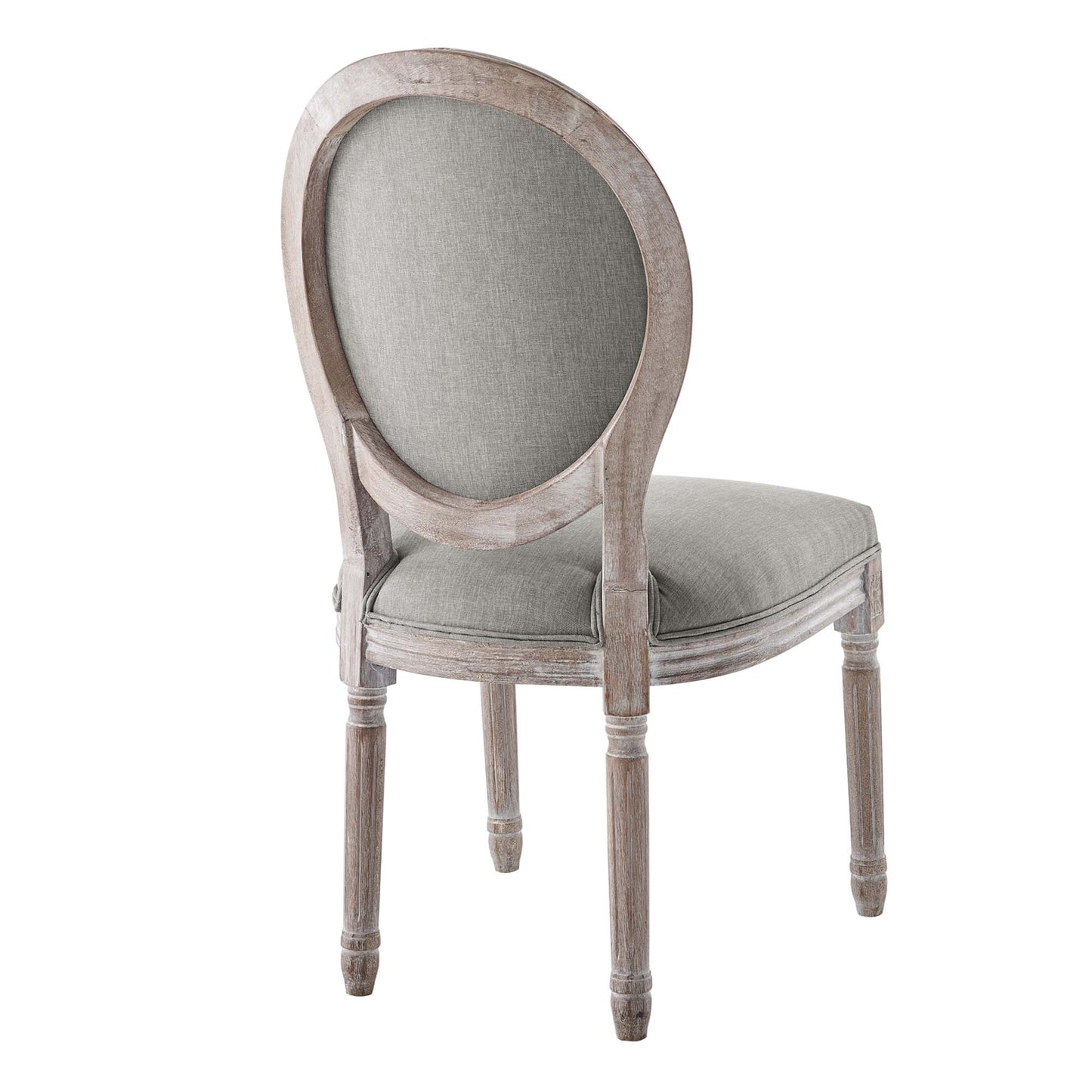 Arise Vintage French Upholstered Fabric Dining Side Chair