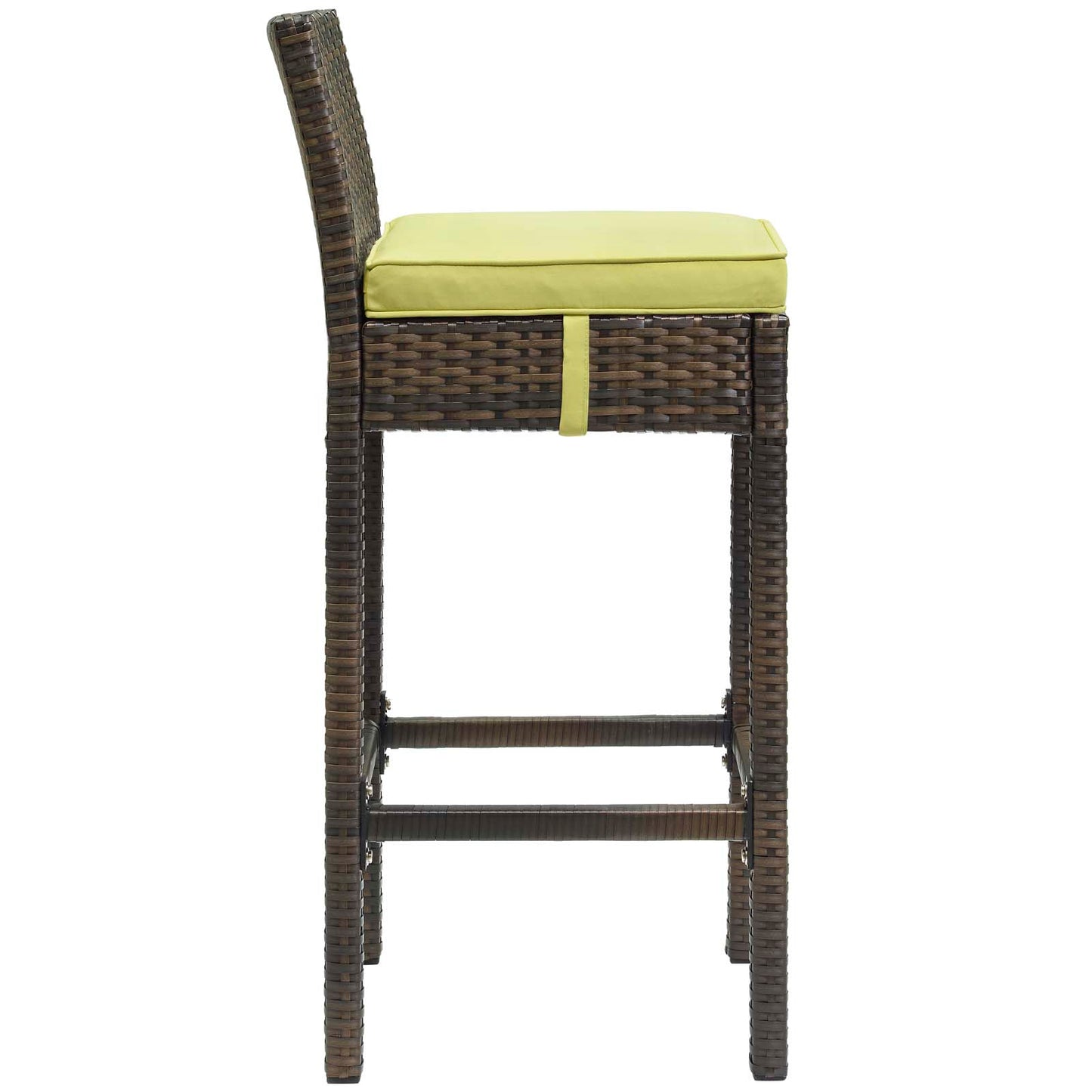 Conduit Outdoor Patio Wicker Rattan Bar Stool