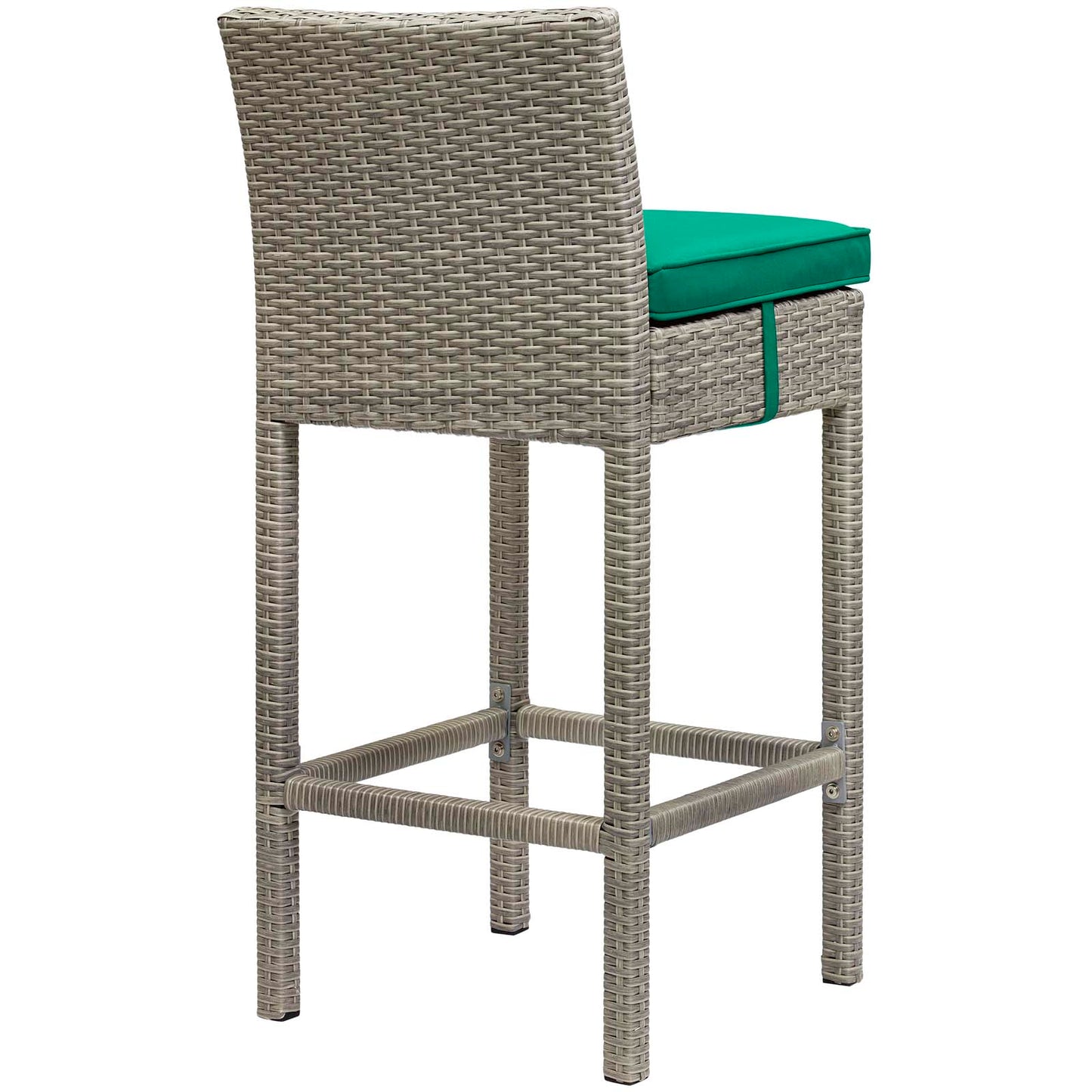 Conduit Outdoor Patio Wicker Rattan Bar Stool