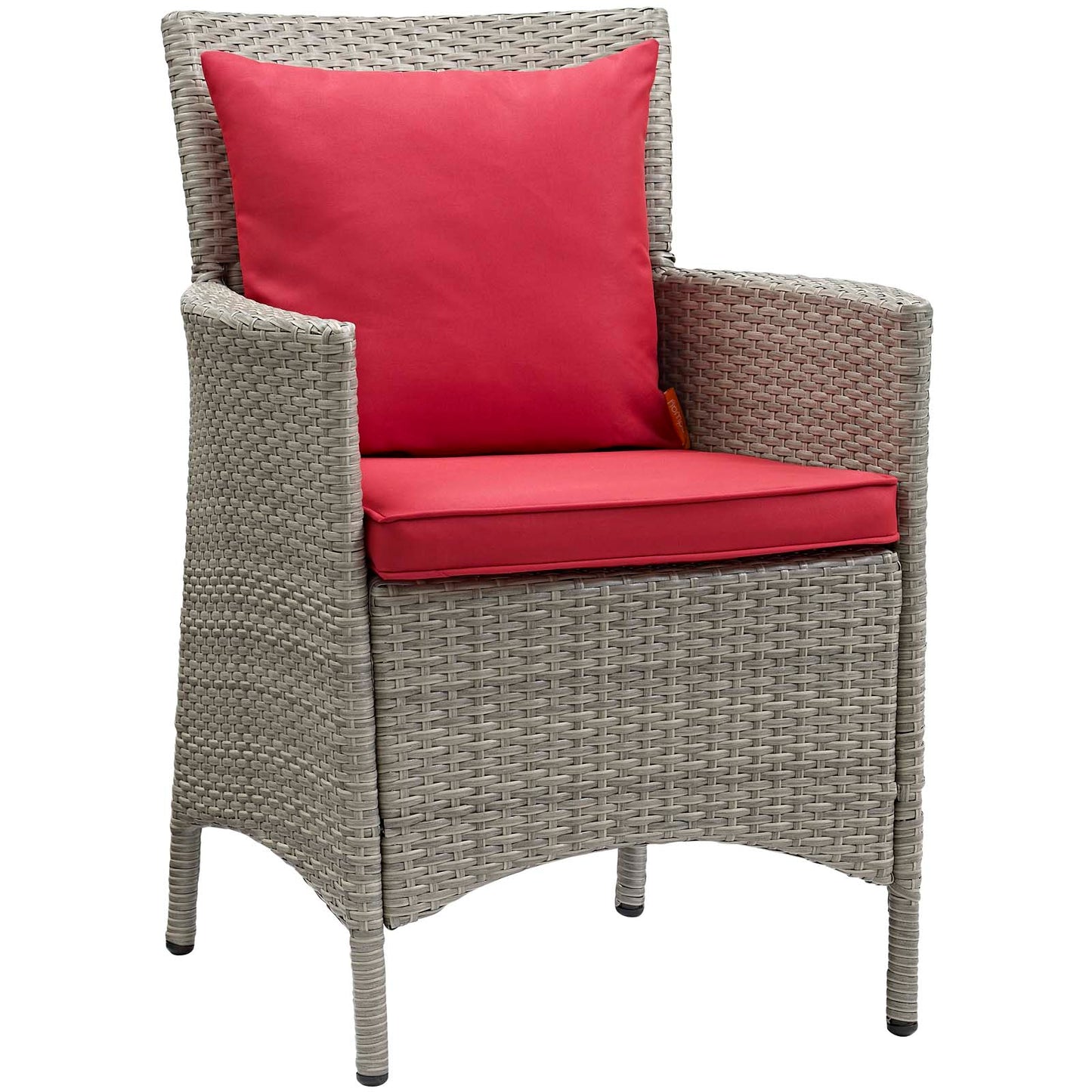 Conduit Outdoor Patio Wicker Rattan Dining Armchair