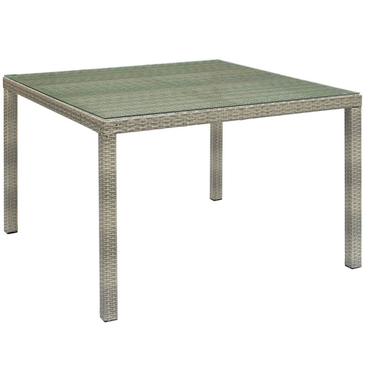 Conduit 47" Square Outdoor Patio Wicker Rattan Table