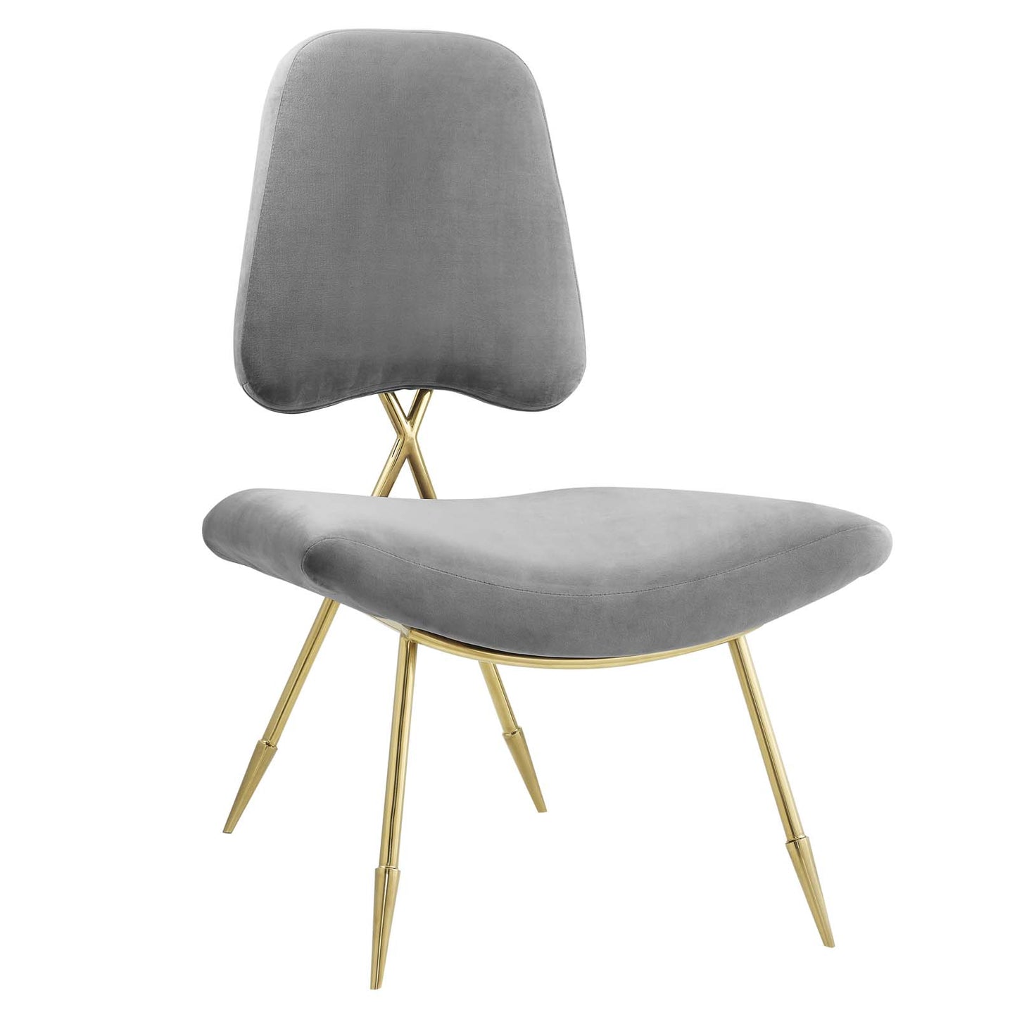 Ponder Performance Velvet Lounge Chair