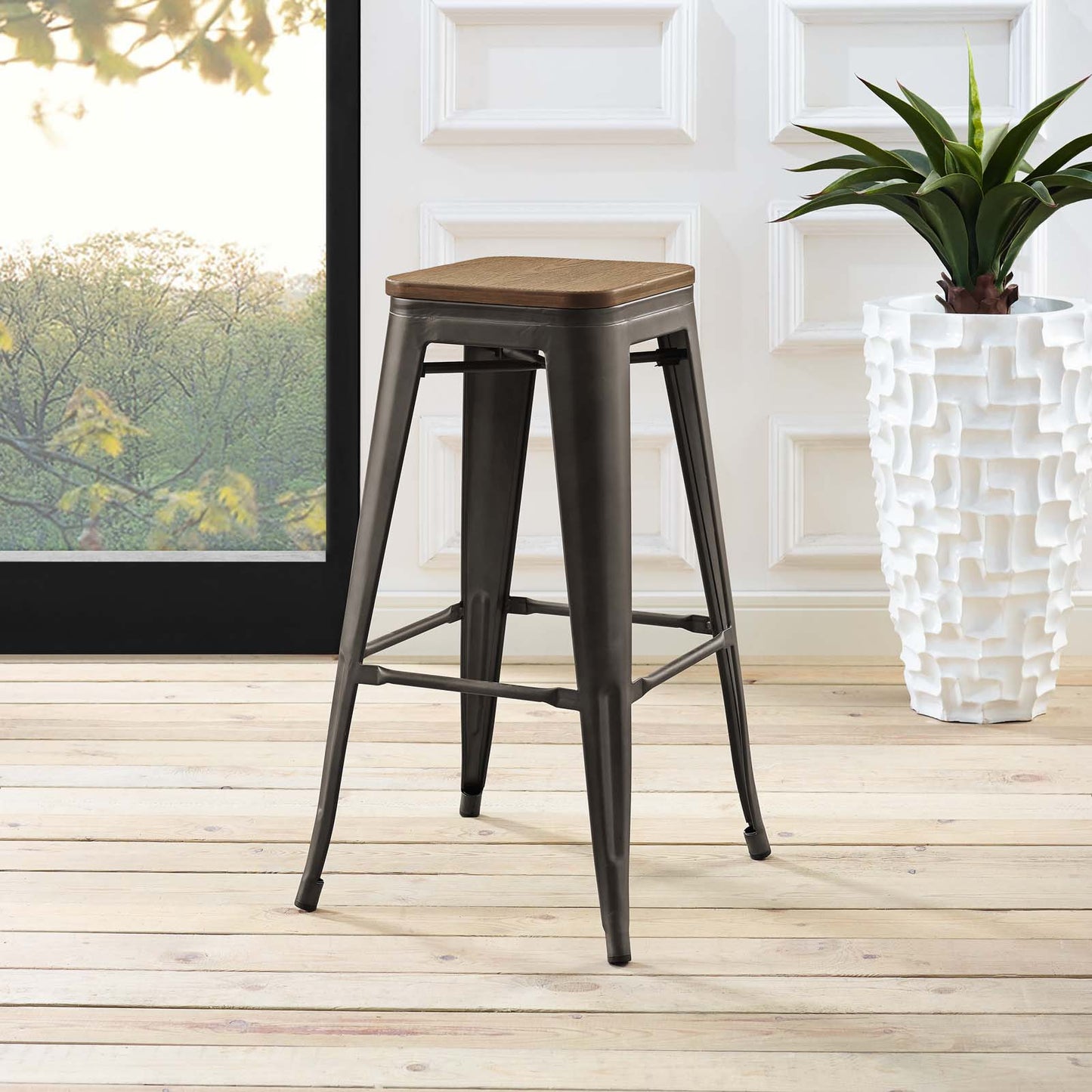 Promenade Backless Bar Stool