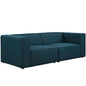 Mingle 2 Piece Upholstered Fabric Sectional Sofa Set