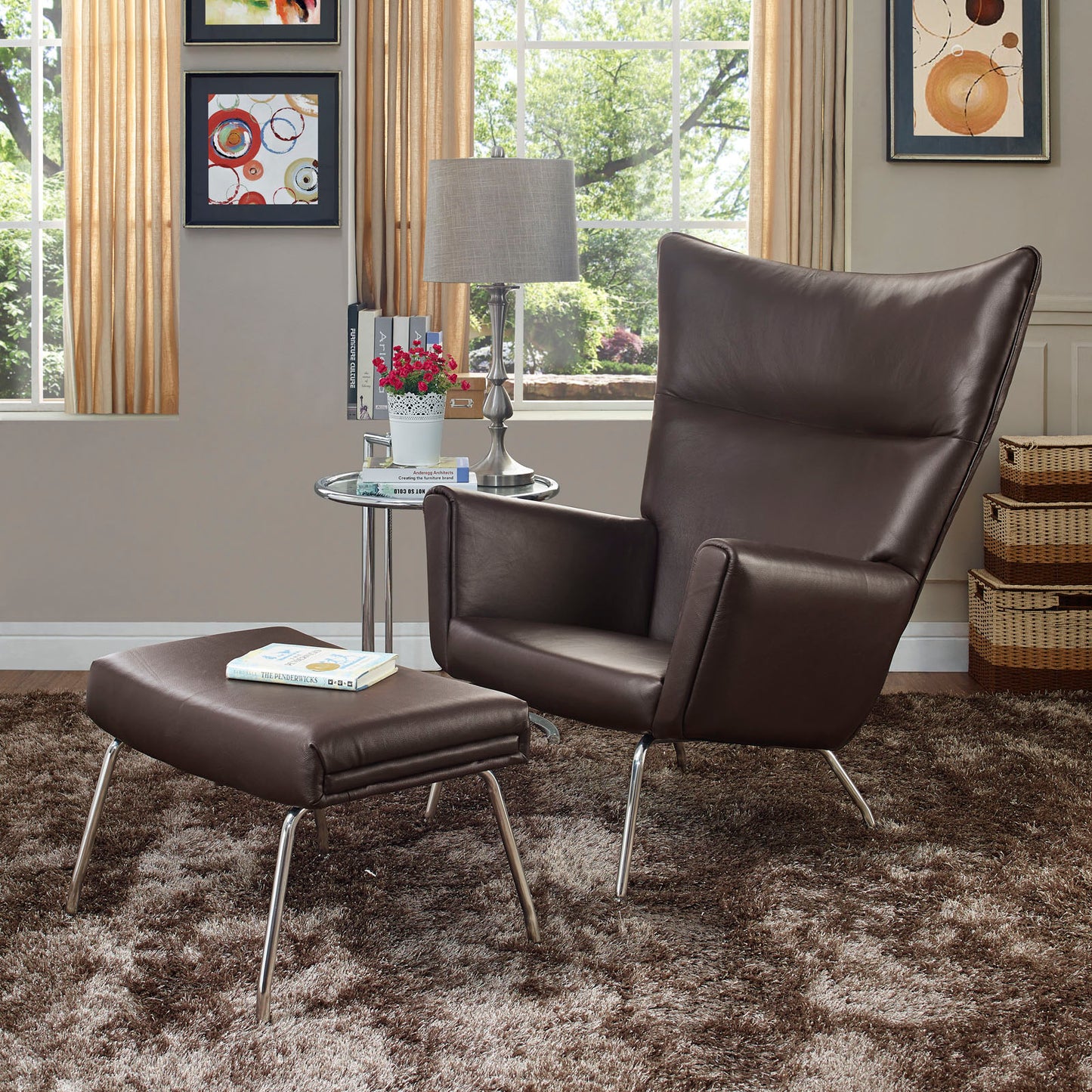 Class Leather Lounge Chair