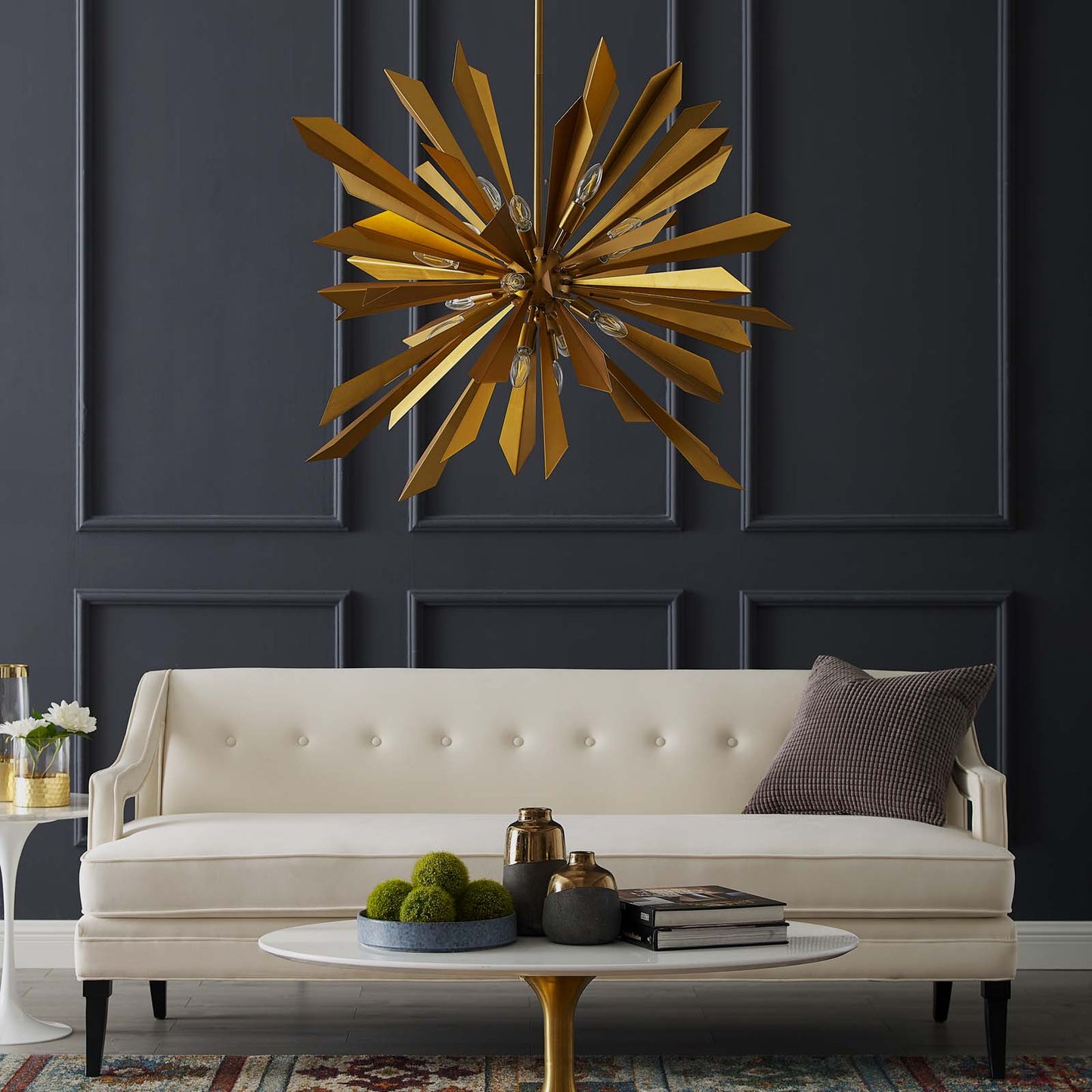 Pervade Brass Pendant Light Chandelier